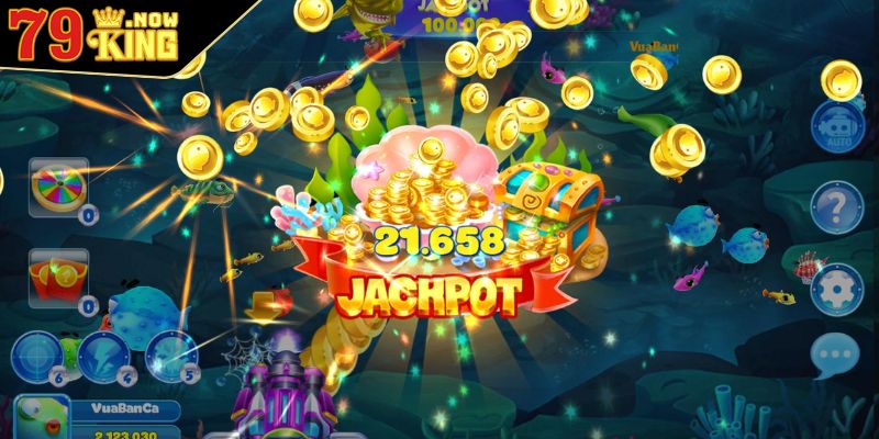 Bắn cá thần rồng 79king săn tìm kho báu đại dương kịch tính 2 Đổi thưởng an toàn