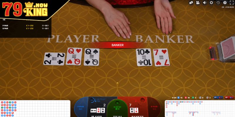 Baccarat 79King, game đỉnh cao cùng cơ hội nhận thưởng lớn 3 Hướng dẫn tính điểm trong game Baccarat
