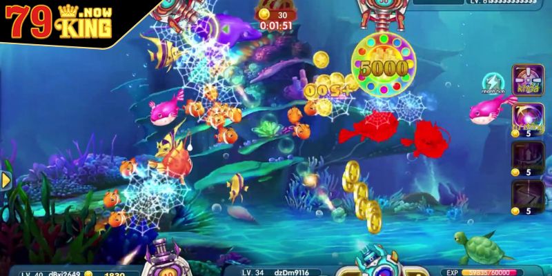 Bắn cá Long Vương 79King săn hũ khủng, đổi thưởng liền tay 2 Trò chơi được thiết kế ấn tượng, độc đáo